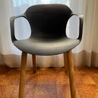 Sedie con braccioli 4pz