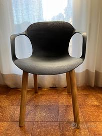 Sedie con braccioli 4pz