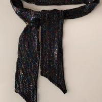 Cintura nera con paillettes della Conbipel