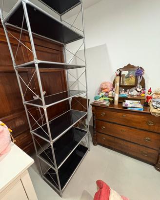 Libreria vetro e ferro