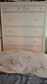 HEMNES Cassettiera con 6 cassetti