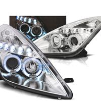 FARI PER TOYOTA CELICA T23 99-05 LED OCCHI ANGEL C