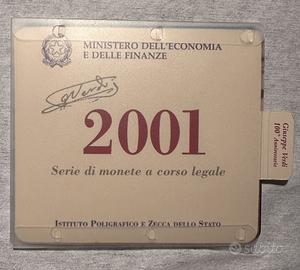 Serie divisionale Verdi 2001 Zecca Italiana