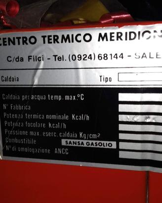 caldaia a gasolio