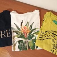 Lotto 3 magliette in cotone taglia S