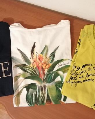 Lotto 3 magliette in cotone taglia S