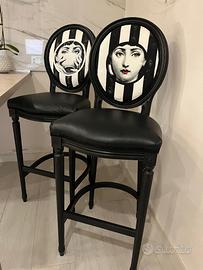 Sgabello Design Fornasetti –artigianali singolo