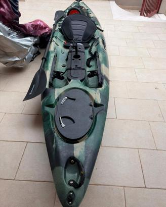 kayak PRESTIGE 363 Fishing Bull Kayak con carrelli