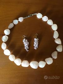 Collana e orecchini