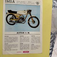 Depliant originale itom imsa astor 4 m 50 cc