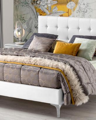 Letto matrimoniale con rete e materasso