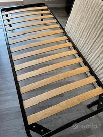 Letto + materasso singolo 80x190 completo