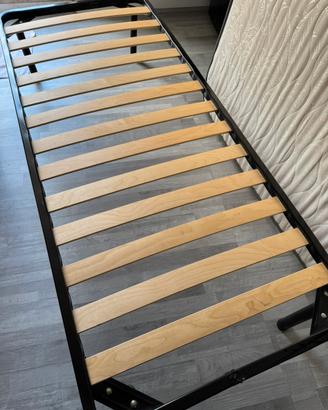 Letto + materasso singolo 80x190 completo