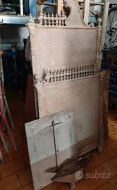 letto in ghisa vintage