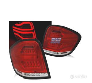 FANALI MERCEDES W164 05-08 BAR LED ROSSO CHIARO