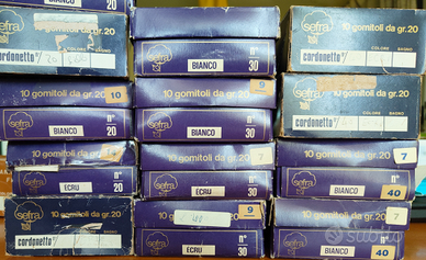 Cordonetto SEFRA cotone 100% 20-30-40 da 20 grammi