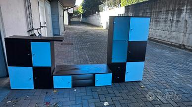 soggiorno componibile moderno trasporto