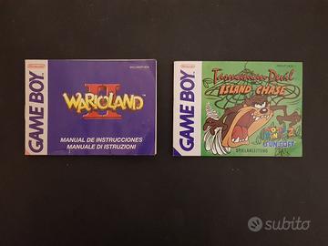 Lotto 2 Manuali Gameboy