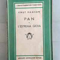 Libri. Knut Hamsun, Pan, L’estrema gioia