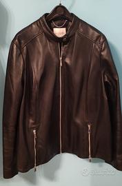 Giacca in pelle da donna Violeta by Mango