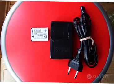 Kit carica batteria e batteria Pentax Optio H90