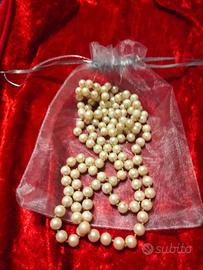 collana molto lunga perle di Maiorca