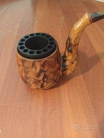 porta sigarette a forma di pipa