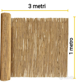 Arella e Traliccio bambù per giardino e rampicanti