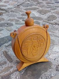 Borraccia in legno vintage