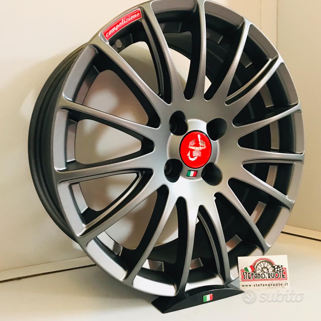 Stefano Ruote - FONDMETAL 7800 per 500 ABARTH da 17 nero lucido limited  edition