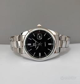 Orologio da uomo con cassa in acciaio da 40mm nero