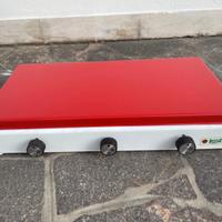 Fornello da campeggio a gas 3 fuochi