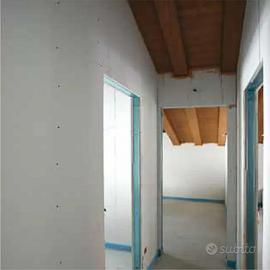100 pannelli Cartongesso e 100 Cantinelle legno
