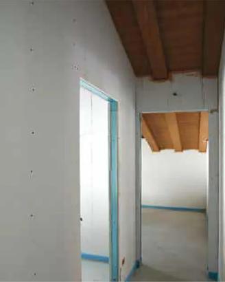 100 pannelli Cartongesso e 100 Cantinelle legno