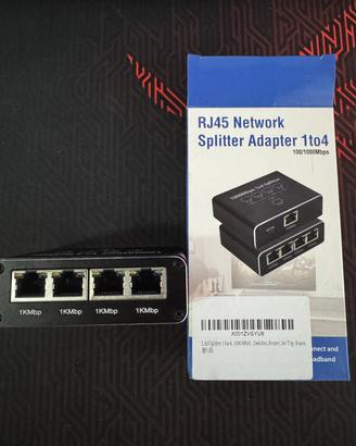 Switch Ethernet 4 Porte 1000Mbps, Sdoppiatore Ethe