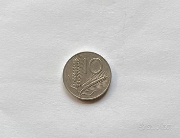 Moneta 10 LIRE “spiga” anno 1953