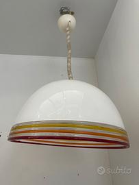 Lampadario leucos murano