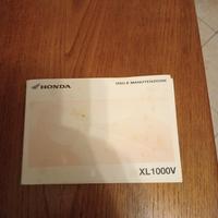 libretto uso manutenzione originale xl1000