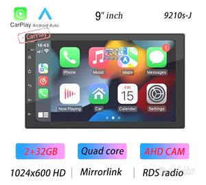 RADIO 9" GPS ANDROID 13 2DIN TOUCH BLUETOOTH USB 