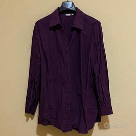 NKD Outfit Classic 52 Camicia Manica Lunga Viola