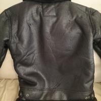 Giubbotto pelle alpha industries nero taglia M