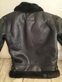 Giubbotto pelle alpha industries nero taglia M