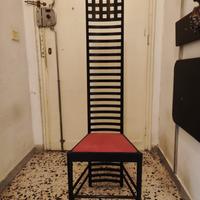 Sedia di design Mackintosh mod. Hill House
