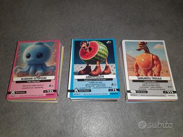 Lotto 130 carte Brainrot Serie Alpha