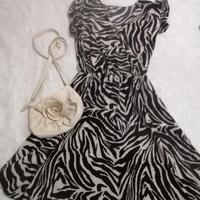vestito zebrato 