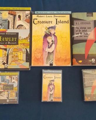 Romanzi inglesi con audiocassetta
