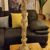 Colonne Simulazione Avorio  Reggi vaso anni '50