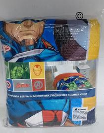 Trapuntino Avengers letto singolo
