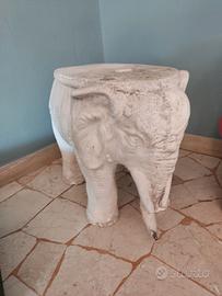 PORTA FIORI IN CEMENTO A FORMA DI ELEFANTE 