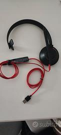 cuffia poly Blackwire 5210 nuove mai usate
